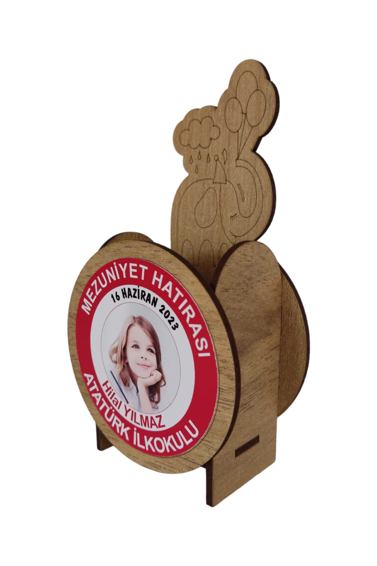 Kişiye Özel Mezuniyet Hatırası Ahşap Kalemlik