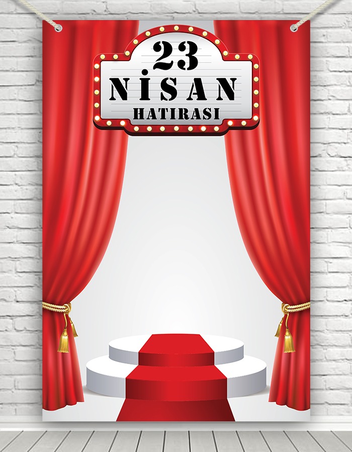 23 Nisan Hatırası Branda Afişi 100x150