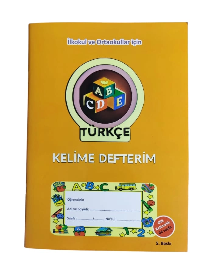 Türkçe Kelime Defterim 496 Kelimelik
