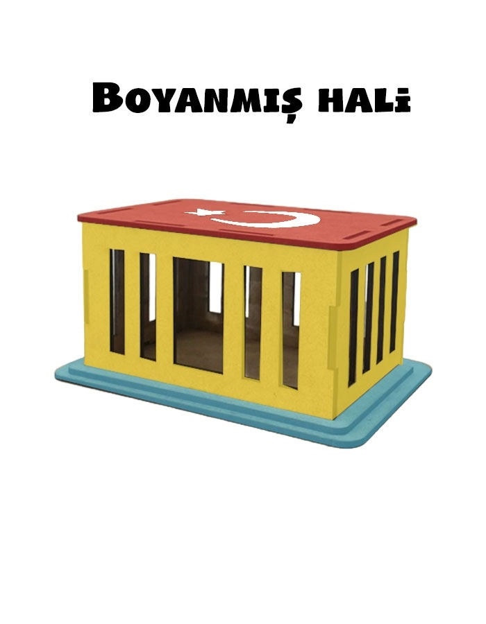 3D Anıtkabir Ahşap Boyama 3 Adet