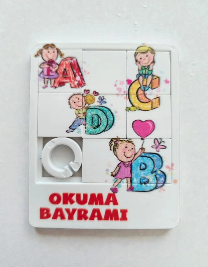 Okuma Bayramı Hatırası Mini Yapboz – 6x7,5cm 5 Adet