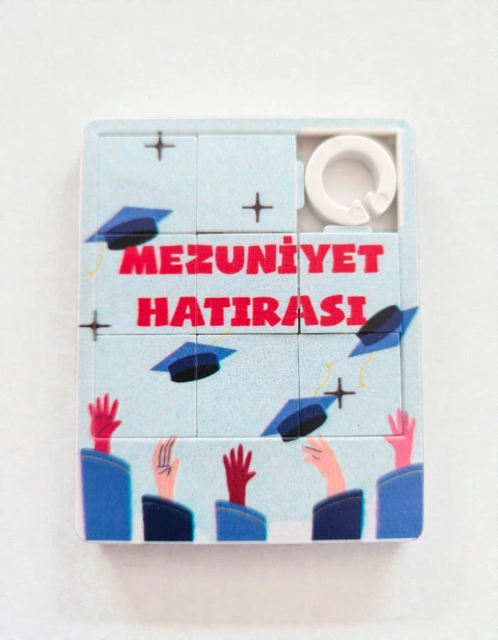 Mezuniyet Hatırası Mini Yapboz – 6x7,5cm 5 Adet