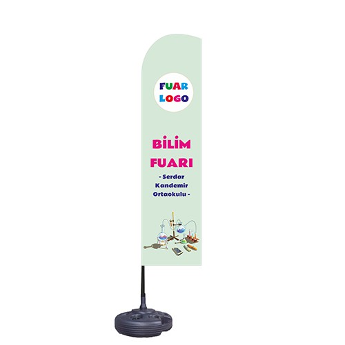 Bilim Fuarı Yelken Bayrak 1
