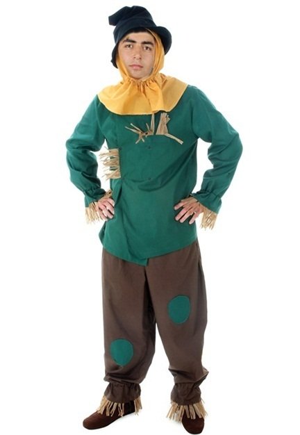Oz Scarecrow Korkuluk Kostümü Yetişkin