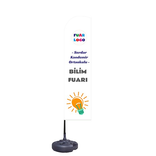 Bilim Fuarı Yelken Bayrak 4